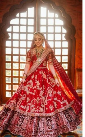 Embroidered Bridal Lehenga