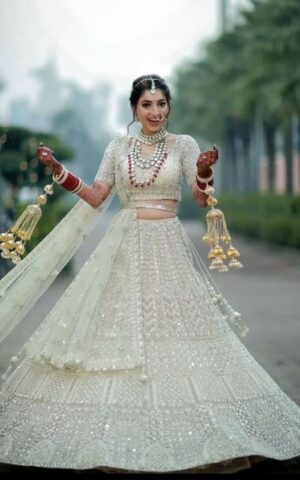 Radiant White Bridal joy